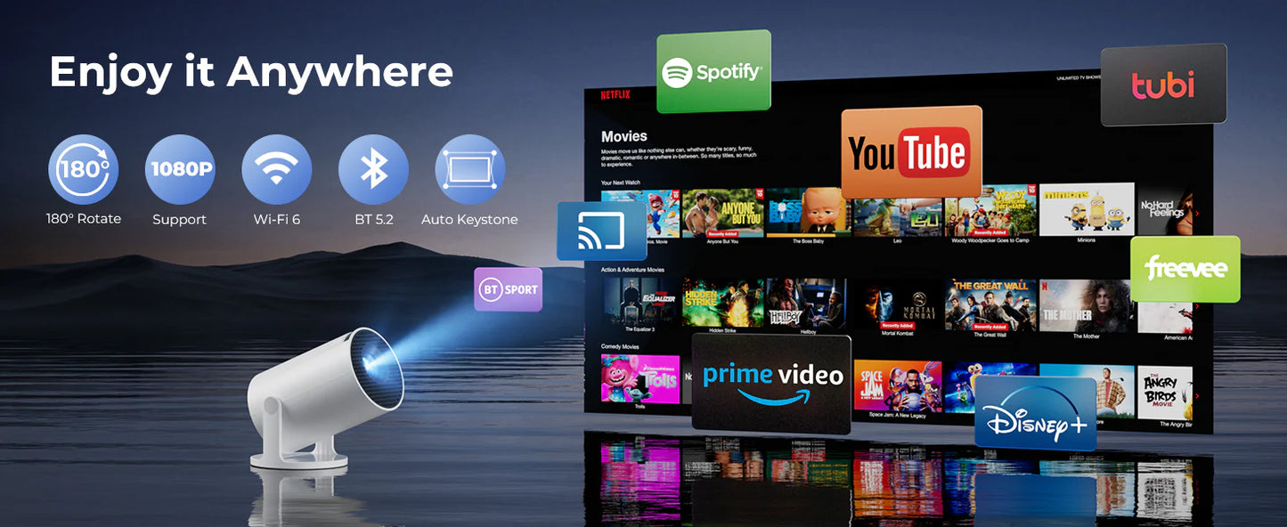 Z1 Mini Projector — Pocket Cinema Anywhere | Plug & Play
